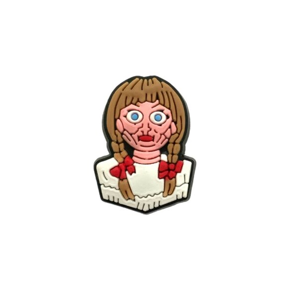 Croc Charm Annabelle Doll Halloween Paranormal Conjuring Horror Scary Movie - Picture 1 of 3